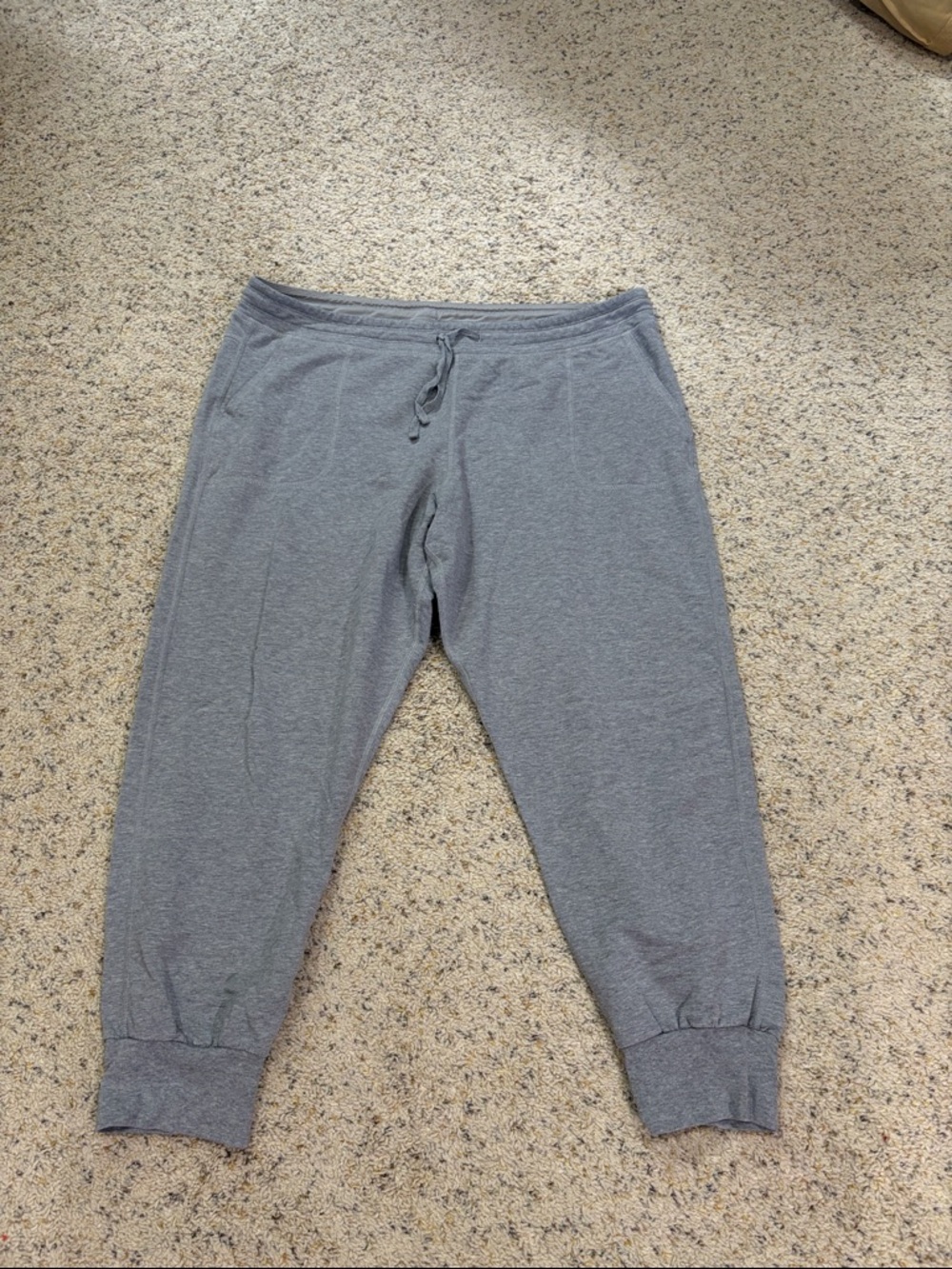 Patagonia Light Heather Gray Drawstring joggers XL - Picture 3 of 5